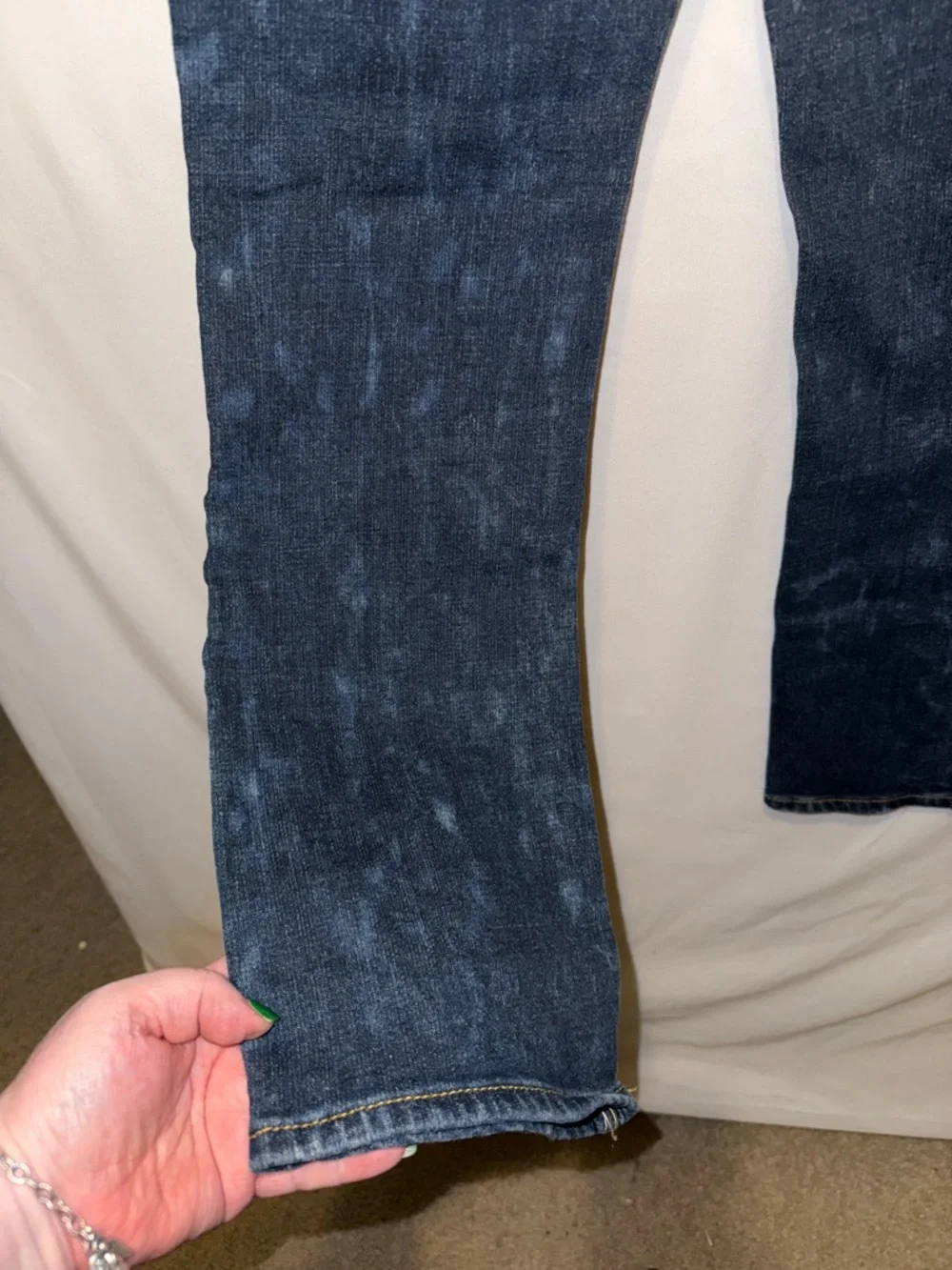Justice Premium Jeans - Dark Blue Girls 101/2 jeans